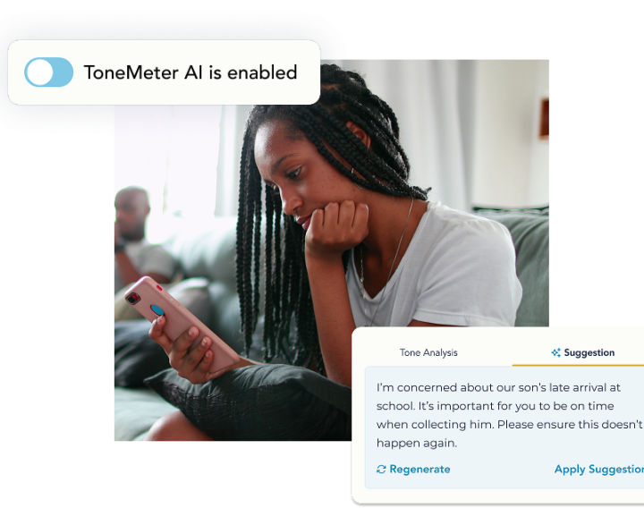 Woman looking at phone