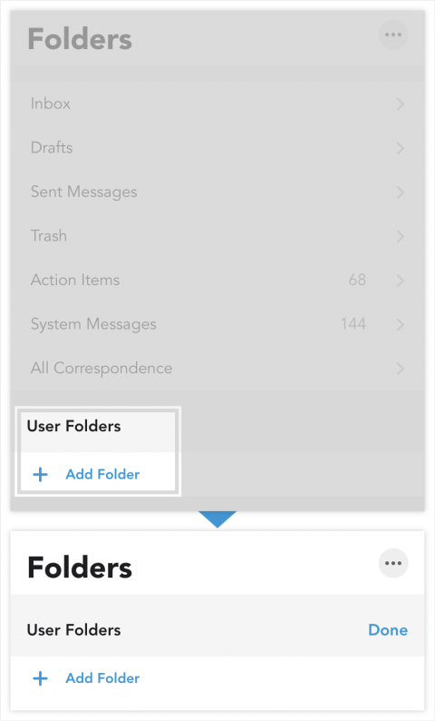 Add a Custom Folder for Messages
