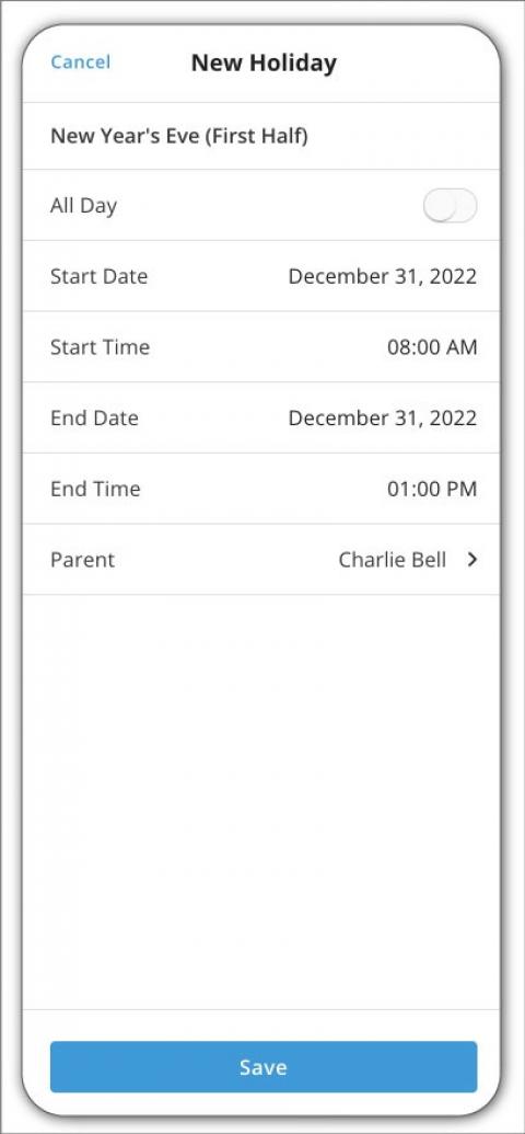 Build your holiday co-parenting schedule with the Holidays tool on the OurFamilyWizard website.