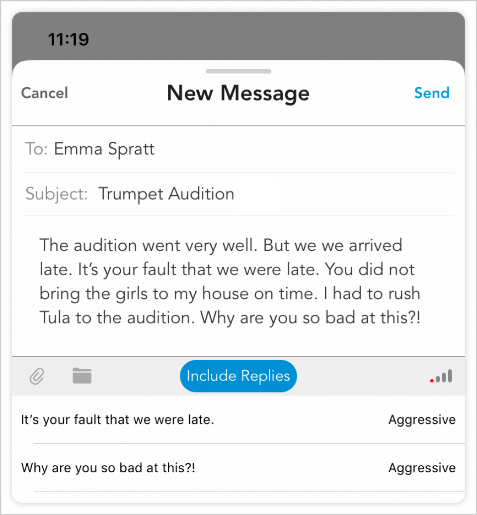 ToneMeter for Messages