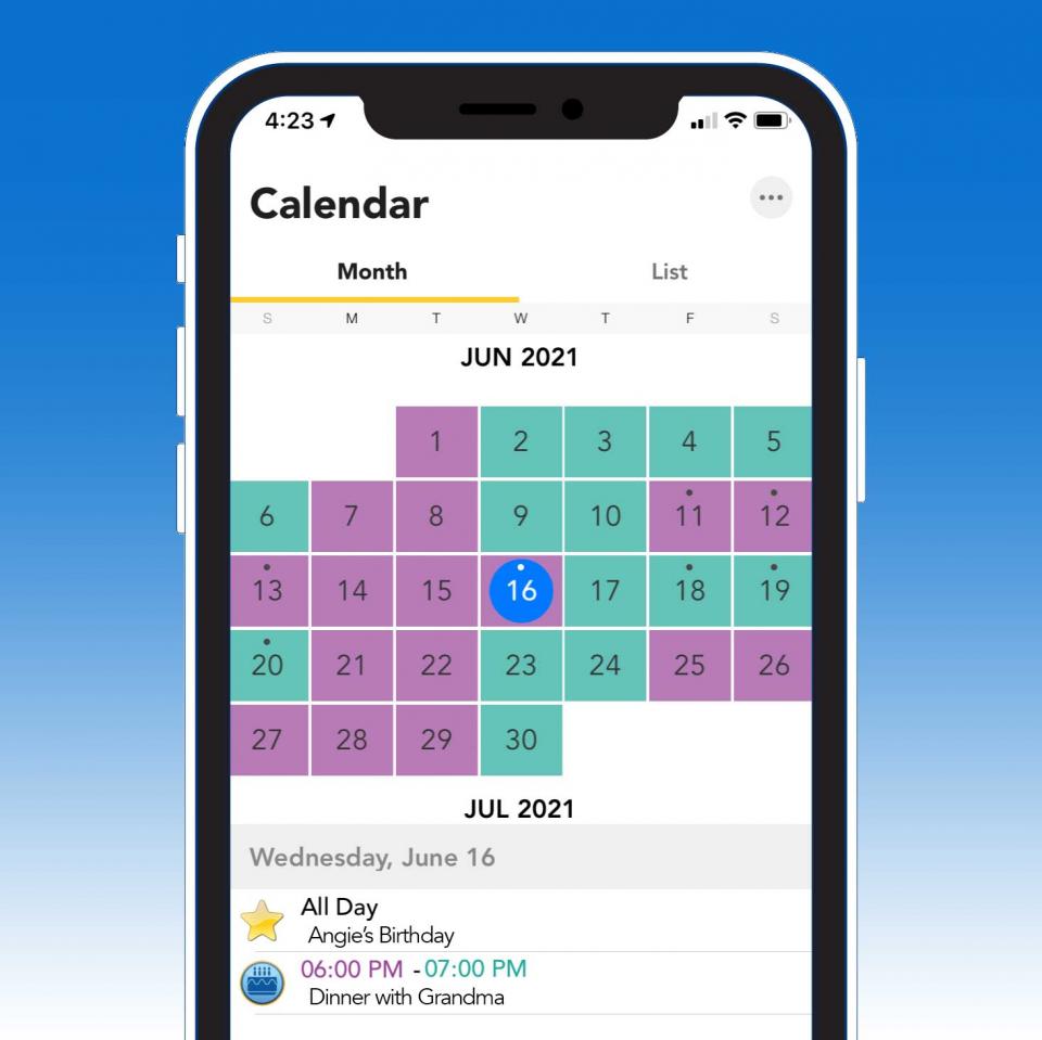 Never miss a beat about your family's schedule with the OurFamilyWizard Calendar.